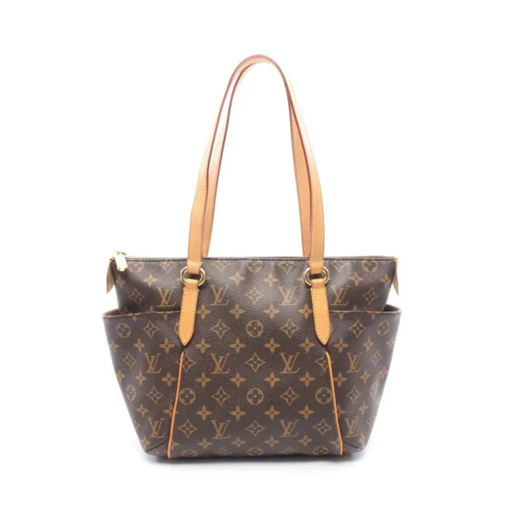 Louis Vuitton Totally Tote Bag Canvas Leather Monogram Brown